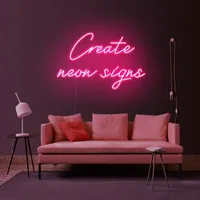 Nachtlichten Custom Neon Sign LED -borden Licht voor bruiloftsfeest Bar Slaapkamer Muurdecoratie Gepersonaliseerde neonnight