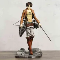 Titan Anime Şekil Eren Yeager / Eren Yeager Action Figure Shingeki Hayır Kyojin Şekil Koleksiyonu Model Bebek Oyuncak G220420