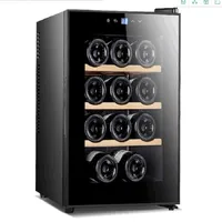 2020 Household electronic constant temperature and humidity ice wine cabinet mini ice bar small refrigerated and insulate1949