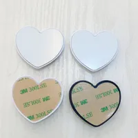 Heart Love, suporte universal de telefone celular com inserção de sublimação de alumínio em branco para suportes personalizados de forma de garoto de suporte cardíaco