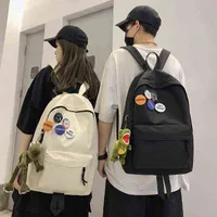 남성용 배낭 대용량 패션 배낭 대학 학생 커플 schoolbag 여성 트레킹 가방