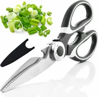 Kitchen Scissors Shears Heavy Duty Stainless Steel Multipurpose Ultra Sharp Utility Scissors Cutters For Meat Poultry Food Vegetable