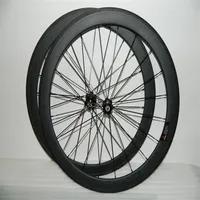Karbon tekerlek bisikletleri 700c 50mm OEM karbon katkı tekerlekleri Yol bisiklet tekerleği novatec hubs 23mm geniş yol jantları karbon bisikleti212p