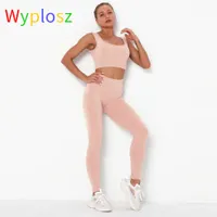 Wyplosz Yoga Women Sportwear Gym Clothing Fitness Training Pack 2 Delicate Set High Elasticity Needless Zoom Compromise Push hh
