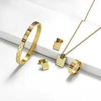 Baoyan Men Gold Plated Plated Brand Necklace Moleces Jewelery Jewelery Jewelery Jewelry مجموعات النساء 316