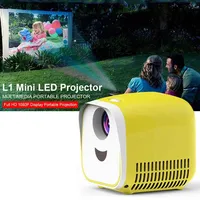 Family L1 Original Mini Projector 지원 전체 HD1080P 휴대용 1000LUMENS 홈 시어터 프로젝터 USB 미디어 플레이어 어린이 선물 270K
