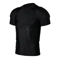 T-shirt de protecteur de carrosserie entier Honeycomb Sponge Pads Sportswear Armor for Rugby Basketball Football232A
