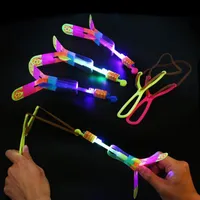 LED glove Light Arrow Rocket Helicopter Flying Toy Flash Toys baby Toys Party Fun Gift Xmas