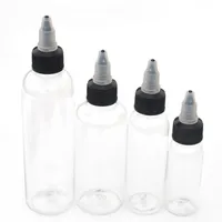 100Pcs E liquid 30ml 60ml 100ml 120ml PET Plastic Dropper Bottles Pen Shape Empty Unicorn Bottle with Off Caps T200819349E