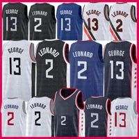 2 13 Kawhi Leonard Paul George Basketball Jersey Mens Shirts Sportar Jerseys
