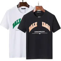 2022 camisetas de marca de diseñador de moda camisetas de alta calidad Camisa de manga corta de algodón corto 4D letras impresas ropa casual de verano 225e