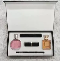 Top 5 en 1 Makeup Gift Set Perfume Cosmetics Collection Mascara Eyeliner Loupstick Parfum Kit