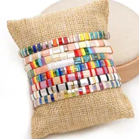 Hilos de cuentas Boho Beads de semillas étnicas Pulsera para mujeres Playa de colorida simple vintage Pulseras hechas a mano Joyería femenina 2022