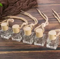 New Car perfume bottle home diffusers pendant perfume ornament air freshener for essential oils fragrance empty glass bottles FY5288