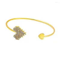 Brazalete de joyería para mujeres de pan de brazalete con pulseras de boda ajustables para damas de honor y perlas setbangle kent22