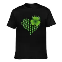 Мужские футболки мужская женская футболка Shamrock Heart Irish St Patricks Day Premium Tshir