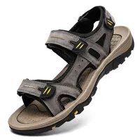 Sandals Summer Men High Quality Casual Genuine Leather Climbing Fishing Trekking Fashion Hiking Gladiator Water SlippersSandals