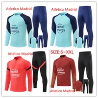 2021 2022 2023 Atl￩tico de Madrids Suarez Jerseys de futebol 22 23 Jo￣o Felix M. Llorente Correa Camiseta Futebol Men Kit Kit Griezmann R. De