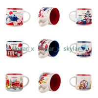 14oz Capacity Ceramic Starbucks City Mug Japan Cities Coffee Mug Cup with Original Box Japan City244S