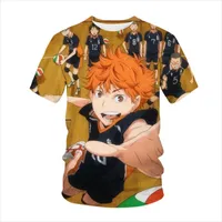 Męskie koszulki Haikyuu Anime Ubrania T Shirt for Men Camisetas Manga Tops Ropa Hombre Streetwear Tee Camisa Masculina Verano Koszulki Chemis