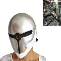 Game Metal Gear - Gri Cosplay Maske Reçine Gri Kask Cadılar Bayramı Cosplay Costume Rol Oyun Sahibi 220720