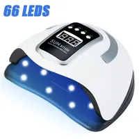 LED UV S 66led Drying Lamp for with Smart Sensor Dair Polling Dryer Machine Manicure Machine 220620