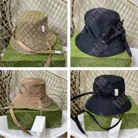 Chapeau de seau de cr￩ateur de luxe r￩versible pour femmes hommes ajust￩s chapeaux casquette fashion bulleball marque lettres imprim￩es chapere