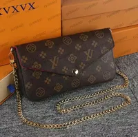 luxurys bag favorite multi accessories 3 pcs/set women Crossbody Purse Messenger bags Handbags Flowers shoulder lady Leather with