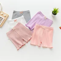 Shorts Safety Pants For Kids Girls Leggings Children Short Pure Color Underwear Bowknot Elegant High Waist281c