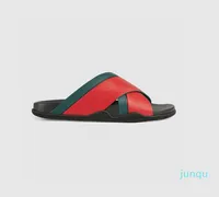2022- Designer g gumowy sandał sandałowy Brocade Mężczyźni Męs