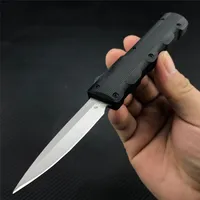 US Italian Style D2 Double Action Automatic Knife Aviation Aluminum Handle BM 3400 4400 4600 UT85 UT88 Outdoor Self Defense Hunting Out The Front Combat Auto Knife
