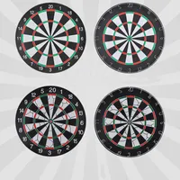 Doppelseitige Flocken-Dart-Boards Indoor Freizeit- und Unterhaltungsspielzeug-Wettbewerbstraining professionelle Darts Set Spot