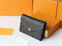 High Quality Luxurys Designers Wallets Purse Bag Fashion Short Victorine Wallet Embossed Monograms Empreinte Classic Pallas Card Holder Zippy Coin Purses W/Box