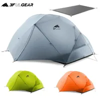 Tents And Shelters GEAR Ultralight Camping Tent 2 Person 3-4 Season 15D Silicon Coated Nylon Outdoor Hiking Waterproof Floating Cloud 2Tents