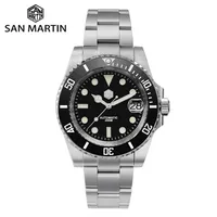 San Martin 40,5 mm Wasserghost V3 Sub Diver Luxus Männer Watch NH35 Automatische mechanische Business -Armbanduhren Sapphire 20BAR LUMED 220523