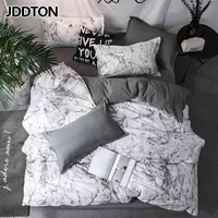 Jddton Yeni Varış Klasik Çift Taraflı Yatak Astar Kısa Stil Ding Set Yorgan Kapağı Yastık Kasosu 3pcs/Set Be031