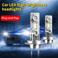 CAR H7 LED مصابيح المصابيح الأمامية 12000LM 6000K منخفضة شعاع LOW LIME FOG LIGHT