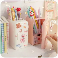Porta di penna per refrige creativa giapponese Case Girls Cine Carkery Cassetti Multifun Box di archiviazione Kawaii Largecapacity Desk Organizer 220719