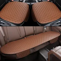 Araba koltuğu deri evrensel otomobiller kapak iç koltuklar yastık paspasları sandalye koruyucu halı pedleri aksesuarlar