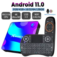 Transpeed Android 11 TV Box 2.4G5.8G WiFi 16G 32G 64G 128G 4K 3D TV ricevitore del ricevitore Media Player HDR + alta Casella molto veloce