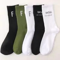 Multicolor Fashion EF Designer Mens Socks Women Men High Quality Cotton All-Match Classic Behoble Mixing Football Basketball Socks