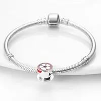 Charms Silver Color Fit Original Bracelet Pandach Collier Coffee Perles en forme de femme DIY Fashion Fine Jewelry Pendant 2022