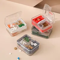 Skrzynki do przechowywania pojemniki przenośne pudełko cztery w jednym wielofunkcyjnym mini plastikowe separator separatora pudełkaSstorage Binsstorage