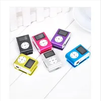 Mini MP3 Player Portable Clip Music With LCD Screen Support 32GB Micro SD TF Card Fashion Sport Walkman 1 piece313J