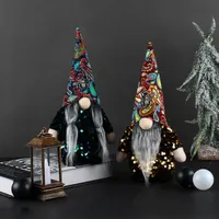 UPS pluche speelgoed Halloween Gezichtsloze oude man pop Desktop Decoratie Ghost Festival Pailletten Gnome Props