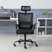 Commercial Furniture Ergonomic mesh executive office chair computer with lumbar support adjustable armrest comfortable work desk suitable conference office
