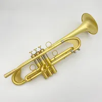 Nuovo strumento musicale di fascia alta di fascia alta in ottone in ottone in ottone oro aggravante tromba professionale a forma di rame completo