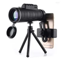 Teleskopstativmonokular -Fernglas klare schwache Nachtsichtstasche mit Smartphone -Halter für Camping -Stativs Nath22