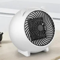 Smart Electric Heaters Cartoon Rechargeable Small Heater Home Office Leafless Fan Super Quiet And Warm Mica Cn(origin) 800W1328w