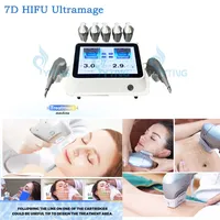 7d Hifu Machine Ultraschall Hautpflege Anti Falten Gesicht Halshöhle Körper Schlankungs Salon Schönheit Ausrüstung 7 Patronen Doppelgriffe